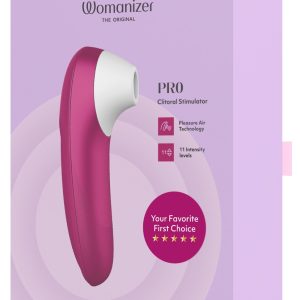 Womanizer Pro Pink – Starker Einsteiger-Pulsator mit 11 Intensitätsstufen und wasserdicht Womanizer Pro Pink – Starker Einsteiger-Pulsator mit 11 Intensitätsstufen und wasserdicht – Bild 1