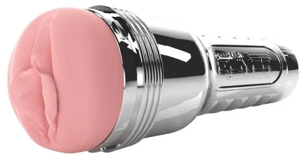 Fleshlight Pink Quiver Vibrations-Masturbator, hellhautfarben, 25 cm, USB-C wiederaufladbar