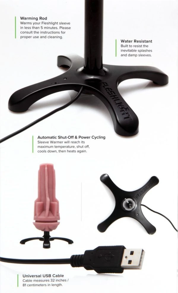 Fleshlight Sleeve Warmer schwarz