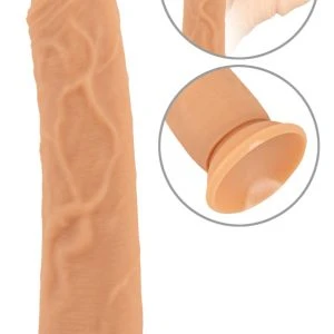 European Lover Premium Silikon Dildo – hautfarben hell, 23 cm