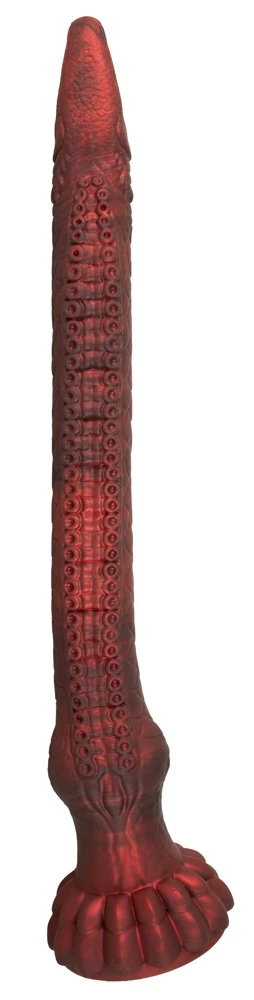 Beasty Cocks Enormous Eel Dildo – Rood (65,5 cm)