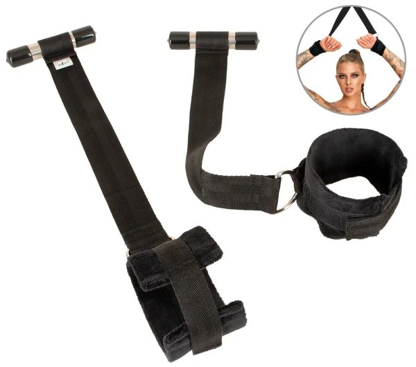 Bad Kitty Over‑the‑Door Restraint – Black