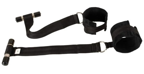 Bad Kitty Over‑the‑Door Restraint – Black