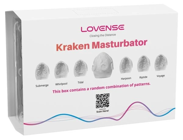 Lovense Kraken 6‑Pack Masturbator weiß