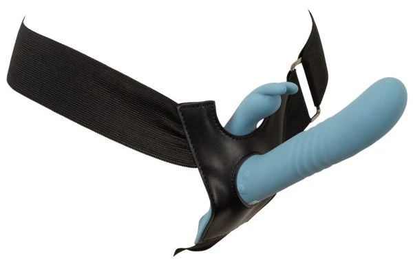 You2Toys Strap-On Rabbit Vibrator Set blau