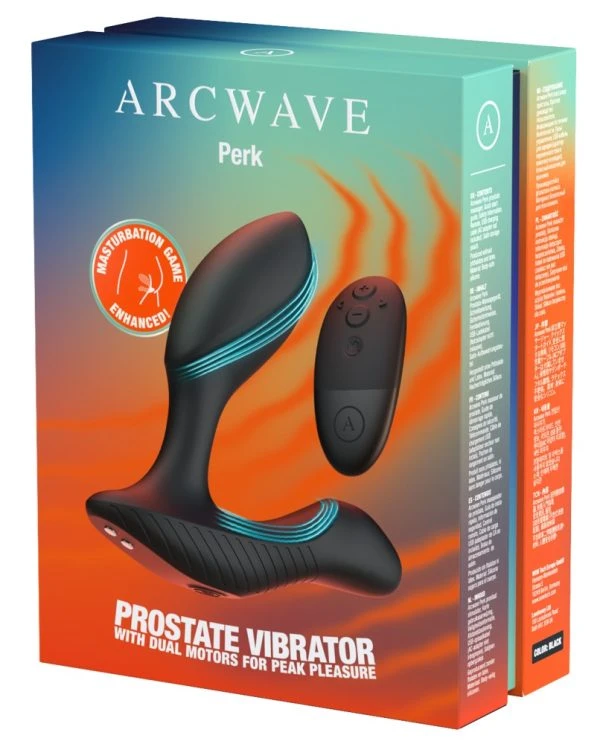Arcwave Perk Anal Vibrator Prostate Massager black
