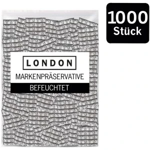 London Kondome Q600 vochtig transparant 1000 stuks