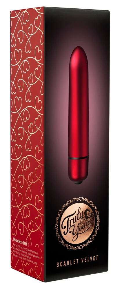 Rocks Off Scarlet Velvet Red Vibrobullet red