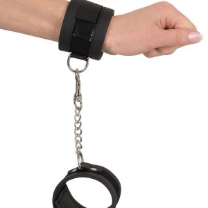 Vegan Fetish Handboeien vegan met klittenband zwart Vegan Fetish Handboeien vegan met klittenband zwart - Afbeelding 3