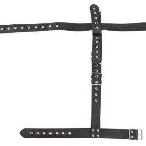 Vegan Fetish Hals-Handfessel Set schwarz Vegan Fetish Hals-Handfessel Set schwarz – Bild 4