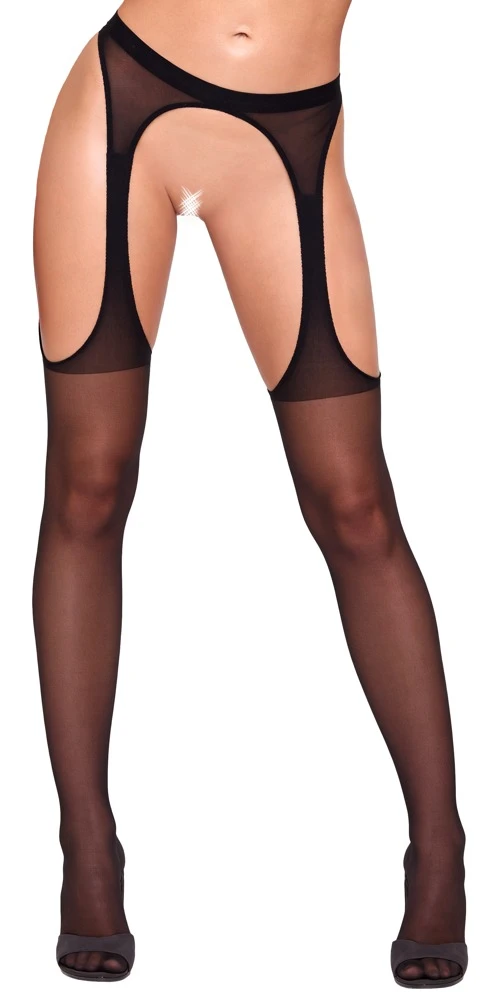 Cottelli LEGWEAR Sex-Strumpfhose schwarz Cottelli LEGWEAR Sex-Strumpfhose schwarz