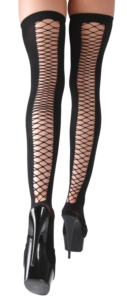 Cottelli LEGWEAR Overkniekousen Zwart L/XL