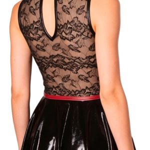Cottelli PARTY Minikleid Wetlook schwarz/rot Cottelli PARTY Minikleid Wetlook schwarz/rot – Bild 5