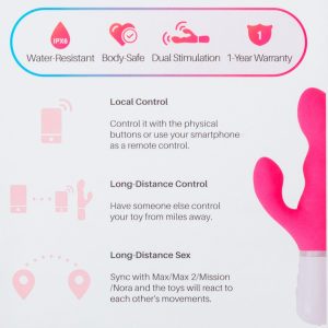 Lovense Rabbit Vibrator Nora pink Lovense Rabbit Vibrator Nora pink - Image 3