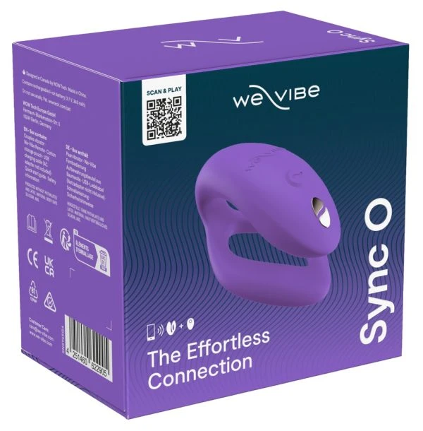 We-Vibe Sync O Couple Vibrator Loop Design Purple