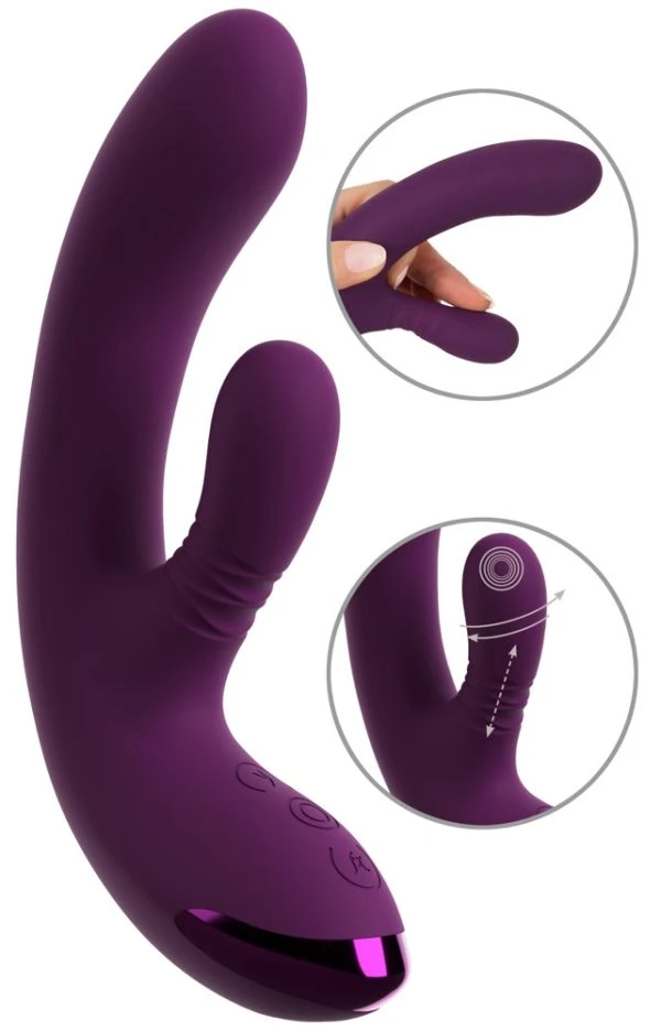 JAVIDA 3 Function Nodding Vibr Rabbitvibrator lila