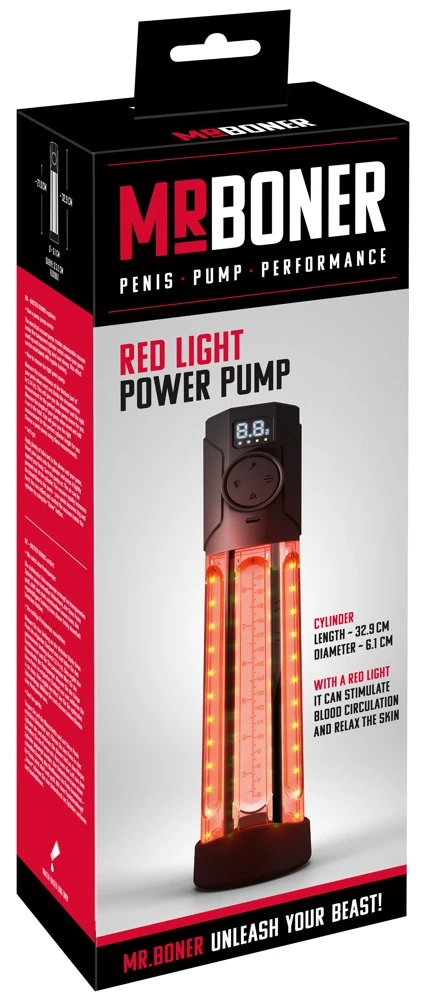 Mister Boner Red Light Power Pump transparent