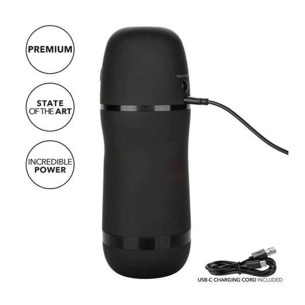 Calexotics Optimum Power Pulsar Stroker Masturbator met zuigfunctie