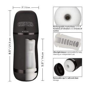 Calexotics Optimum Power Pulsar Stroker Masturbator met zuigfunctie Calexotics Optimum Power Pulsar Stroker Masturbator met zuigfunctie - Afbeelding 9