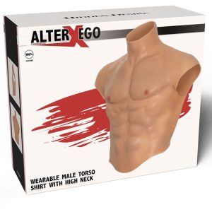 Hidden Desire alter ego siliconen mannentorso-shirt met buikspieren Hidden Desire alter ego siliconen mannentorso-shirt met buikspieren - Afbeelding 6