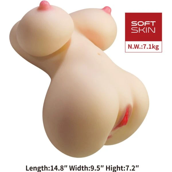 Crazy Bull Fiona Masturbator-Torso met vagina en anus 7,1 kg