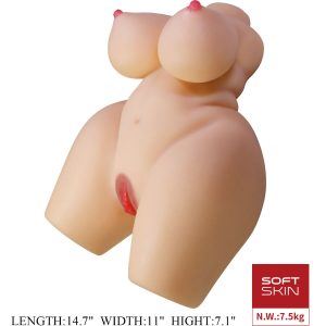 Crazy Bull Grace Realistische Torso Masturbator met Vagina en Anus 7,5 kg Crazy Bull Grace Realistische Torso Masturbator met Vagina en Anus 7,5 kg - Afbeelding 2