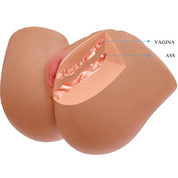 Crazy Bull Ilana Masturbator-Torso met vibratie- en zuigfunctie