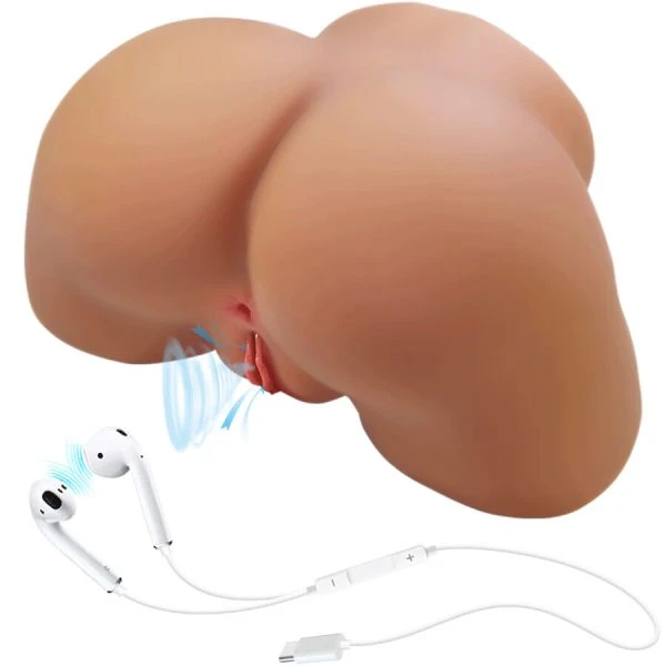Crazy Bull Ilana Masturbator-Torso met vibratie- en zuigfunctie