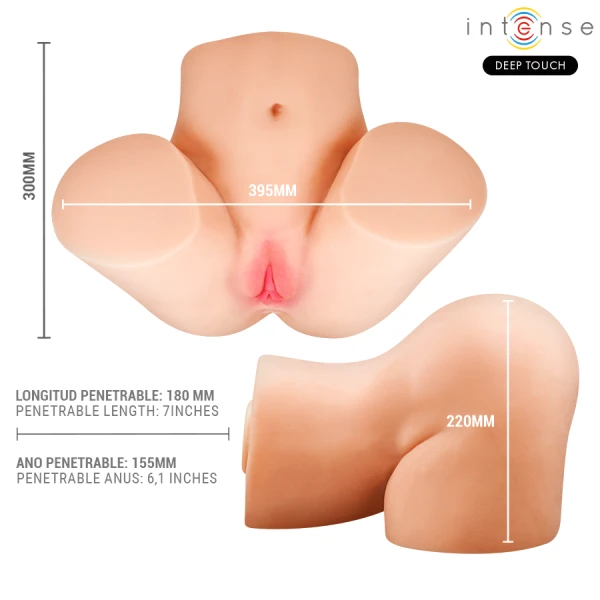 Intense Bodies & Masturbators Julia Vaginale Masturbator met Zuig-, Warmte- en Trillingsfunctie Intense Bodies & Masturbators Julia Vaginale Masturbator met Zuig-, Warmte- en Trillingsfunctie