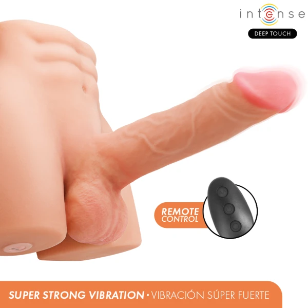 Intense Bodies & Masturbators Masturbator-Torso Deep Touch met vibratie en stootfunctie Intense Bodies & Masturbators Masturbator-Torso Deep Touch met vibratie en stootfunctie