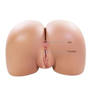 Crazy Bull Julia XXL Masturbator Torso met Vaginale en Anale Toegang, Trilling