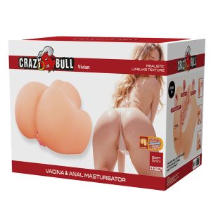 Crazy Bull Vivian Masturbator met dubbele vaginale en anale toegang, 10 vibratiestanden Crazy Bull Vivian Masturbator met dubbele vaginale en anale toegang, 10 vibratiestanden - Afbeelding 9