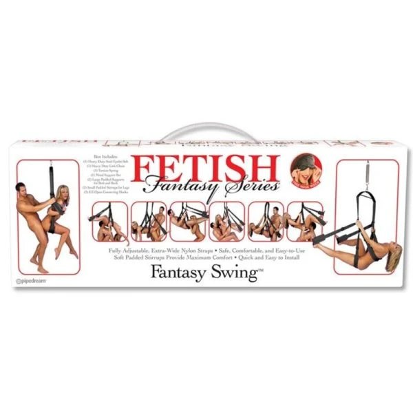 Fetish Fantasy Series Sexschaukel Black Fantasy Swing mit gepolsterten Gurten