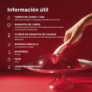 Lelo Mona Spectra Roodlicht-Intimmassageapparaat App-bestuurbaar Lelo Mona Spectra Roodlicht-Intimmassageapparaat App-bestuurbaar - Afbeelding 7