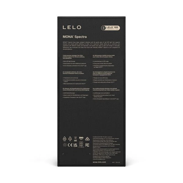 Lelo Mona Spectra Roodlicht-Intimmassageapparaat App-bestuurbaar