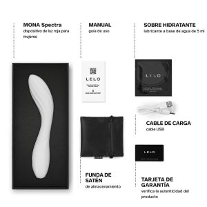 Lelo Mona Spectra Roodlicht-Intimmassageapparaat App-bestuurbaar Lelo Mona Spectra Roodlicht-Intimmassageapparaat App-bestuurbaar - Afbeelding 8