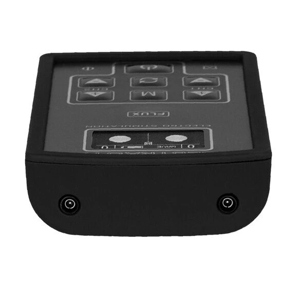 Electrastim Flux Stimulator-eenheid met dubbele uitgang en OLED-display Electrastim Flux Stimulator-eenheid met dubbele uitgang en OLED-display