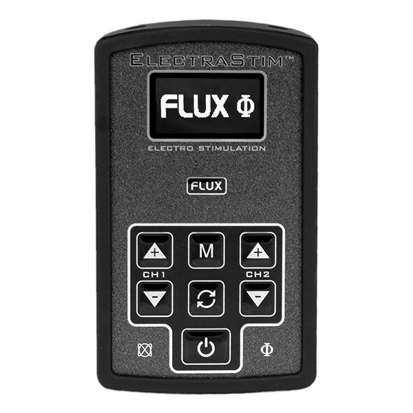 Electrastim Flux Stimulator-eenheid met dubbele uitgang en OLED-display Electrastim Flux Stimulator-eenheid met dubbele uitgang en OLED-display