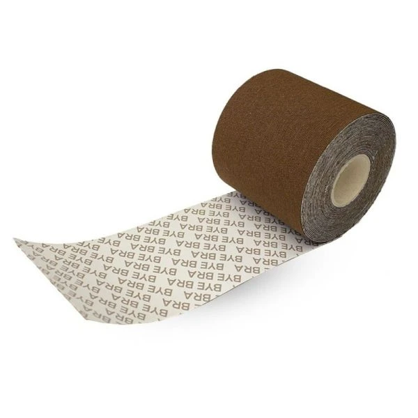 Bye Bra Lichaamsband 5 meter + 3 paar tepelbedekkingen bruin