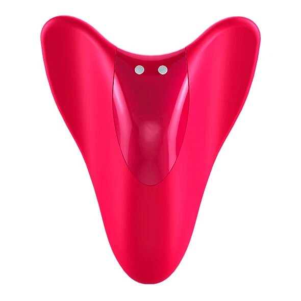Satisfyer Fingervibrator High Fly mit zwei Motoren und Flügeln Fuchsia