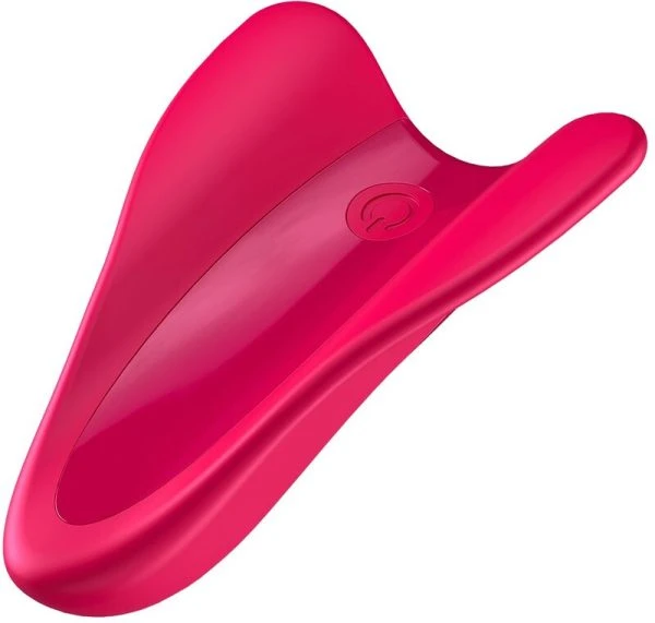 Satisfyer Fingervibrator High Fly mit zwei Motoren und Flügeln Fuchsia