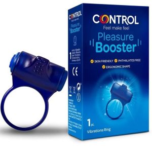 Control Toys Pleasure Booster Vibratorring met Stimulatiekop Control Toys Pleasure Booster Vibratorring met Stimulatiekop - Afbeelding 1