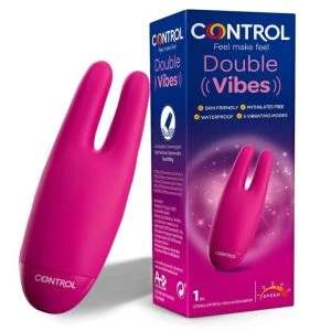 Control Toys Double Vibrator Double Vibes met 2 stimulatiekoppen
