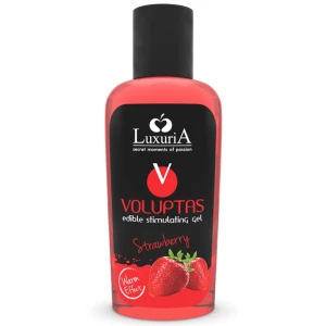 Intimateline Luxuria eetbare massagegel met verwarmend effect aardbei 100 ml