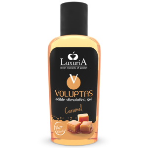 Intimateline Luxuria Voluptas Eetbare Massagegel met Verwarmingseffect Karamel 100 ml Intimateline Luxuria Voluptas Eetbare Massagegel met Verwarmingseffect Karamel 100 ml - Afbeelding 1