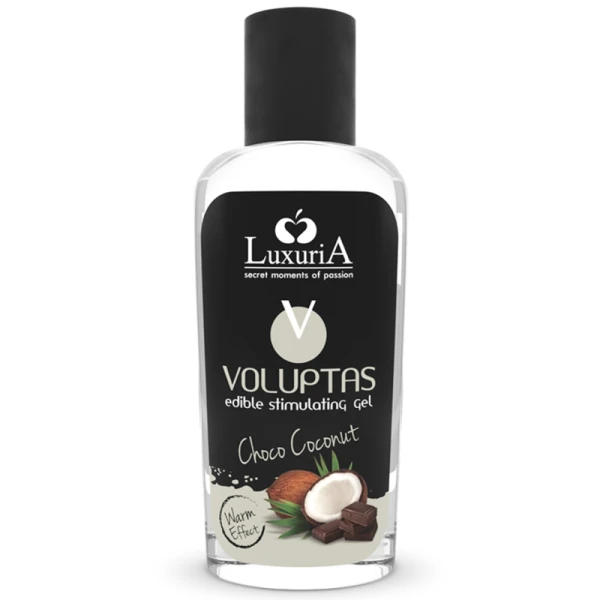 Intimateline Luxuria Voluptas Eetbare Massagegel verwarmend Kokosnoot Crème 100 ml
