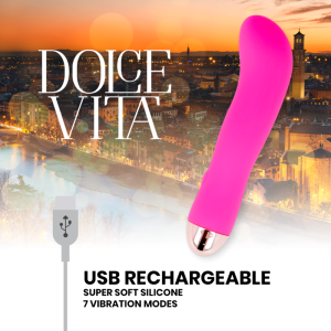 Dolce Vita oplaadbare minivibrator Twee 7 snelheden, 13,2 cm Dolce Vita oplaadbare minivibrator Twee 7 snelheden, 13,2 cm - Afbeelding 5