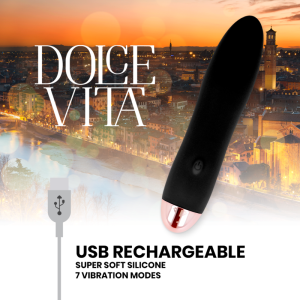 Dolce Vita oplaadbare minivibrator Vier zwart 7 standen Dolce Vita oplaadbare minivibrator Vier zwart 7 standen - Afbeelding 4
