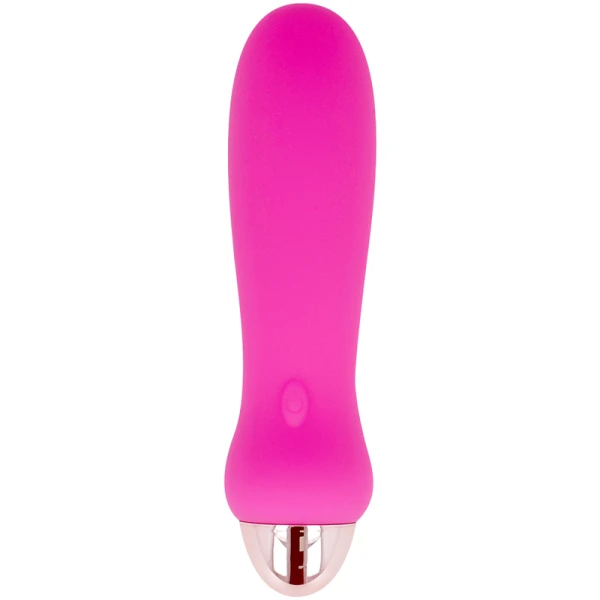 Dolce Vita wiederaufladbarer Minivibrator Fünf aus Silikon, 7 Modi, rosa Dolce Vita wiederaufladbarer Minivibrator Fünf aus Silikon, 7 Modi, rosa