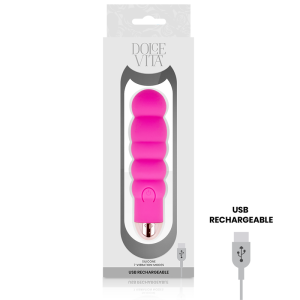 Dolce Vita oplaadbare minivibrator Zes, 13 cm, roze Dolce Vita oplaadbare minivibrator Zes, 13 cm, roze - Afbeelding 3